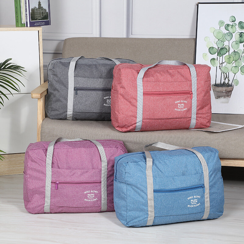 Waterproof Oxford Travel Bags Women Men High Quality Duffle Organizer Luggage Foldable Storage Packing Cubes Weekend Handbags