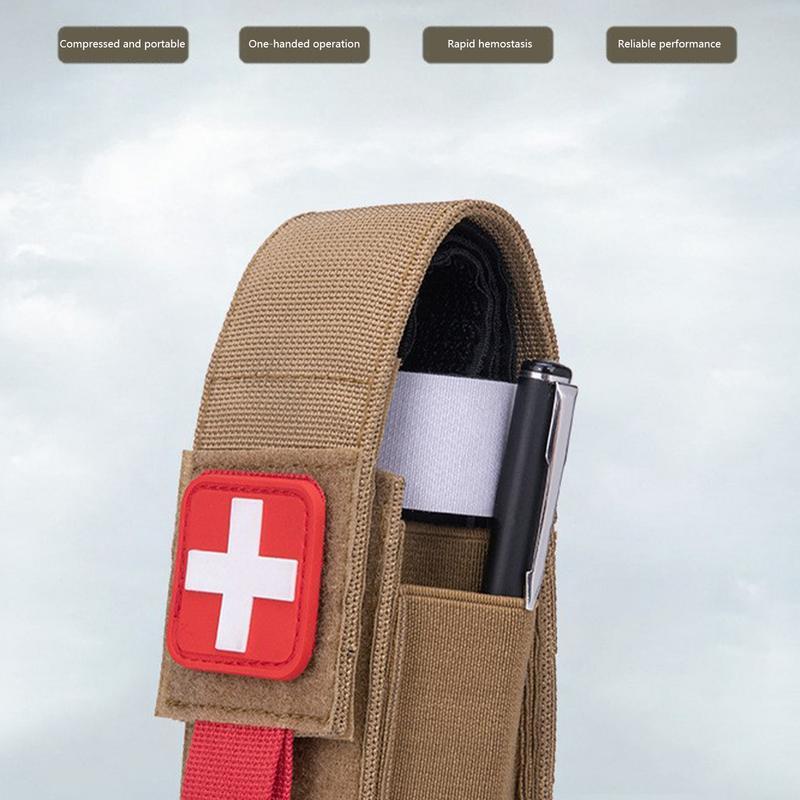 Tourniquet Holder Heavy Duty Tactic Tourniquet Pouch Holder Medic Kit Urgency Tactic Single-Handed Operation Of Hemostatic