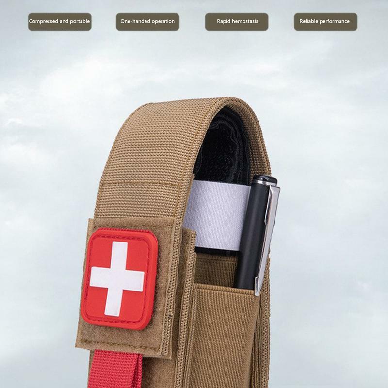 Tourniquet Holder Heavy Duty Tactic Pouch Holder Medic Kit Urgency Tactic Single-Handed Operation of Hemostatic Bandage