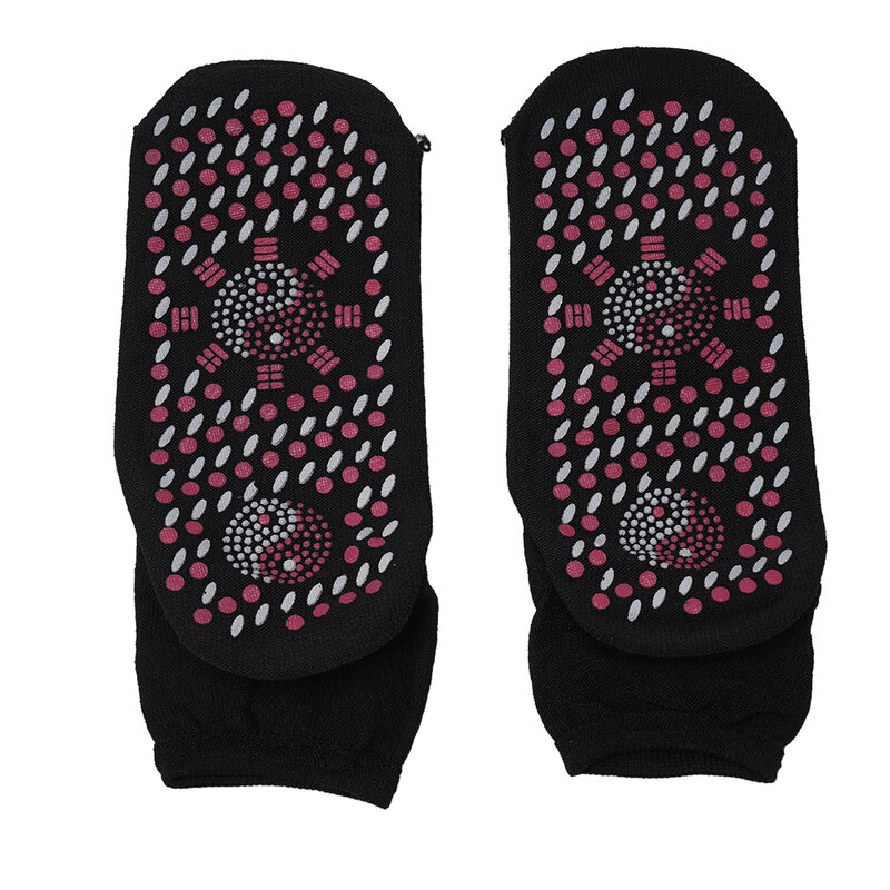 2PCS/PAIR Heating Socks Comfortable Health Care Socks Magnet Socks Unisex Heating Socks Polyester Cotton Self-Heating Therapy