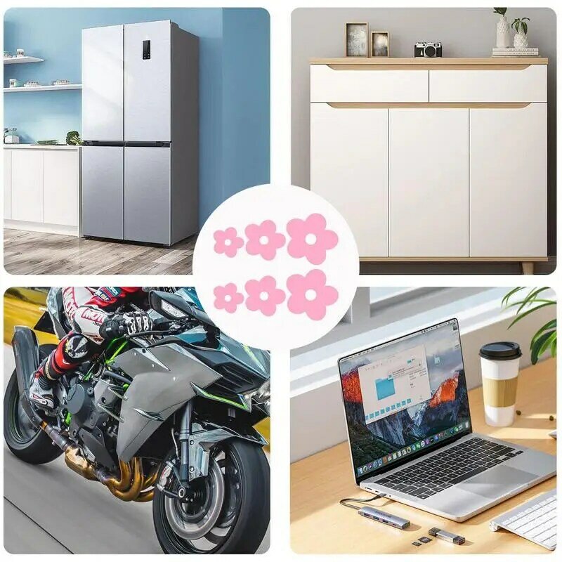 Flower Sticker Flower PET Car Stickers Self-Adhesive Water Proof Anti-UV Flower Stickers Decorations For Bumper Laptop