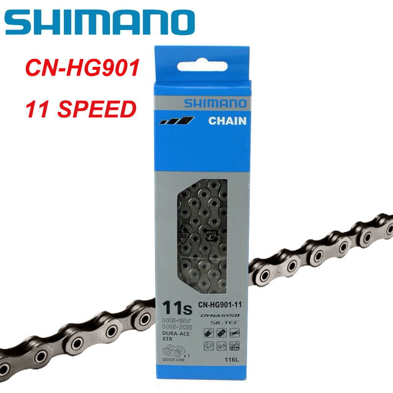 Shimano ULTEGRA DEORE XT 11 단 자전거 체인, HG601 HG701 HG901 도로 MTB 116L 체인, M7000 M8000 5800 6800 퀵 링크 포함