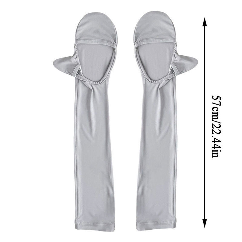 Женские длинные перчатки из вискозы с защитой от солнца и УФ-лучей
