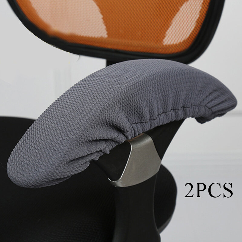 1ペア椅子アームレストカバー本オフィスコンピュータ椅子カバー防塵伸縮性コンピュータslipcoversクッションprotecto
