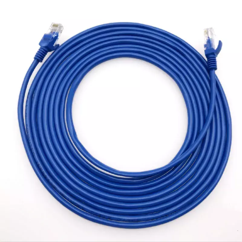 Bester preis 1m 2m 3m 5m 10m blau ethernet internet lan cat5e netzwerk kabel für computer modem router top qualität june5