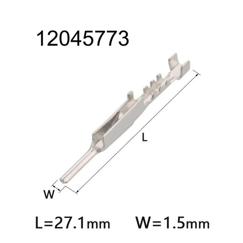 1000 buah DJ619Y-1.5 * 0.8A konektor Terminal pin kuningan soket kabel terminal harness tahan air