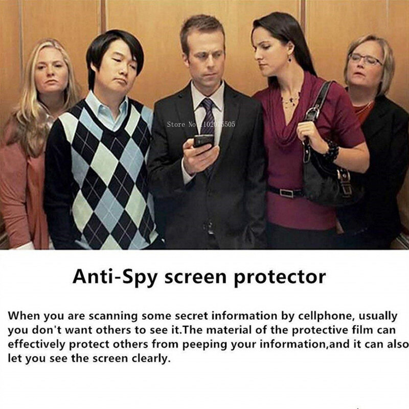 Privacy Screen Protector For Samsung A7 2018 J8 J6 J4 Plus M31S M21 A72 A71 A70 A11 A10s A05s A04s A03 A02s A01 Anti Spy Glass