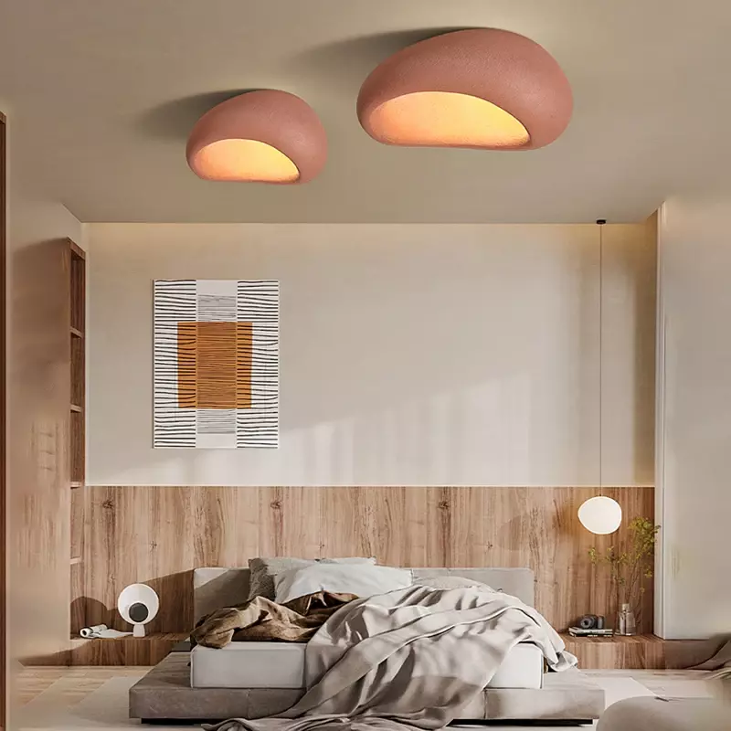 Потолочная лампа в стиле постмодерн, Минималистичная Датская лампа, дизайнерская лампа Wabi Sabi, декор для гостиной, спальни, столовой