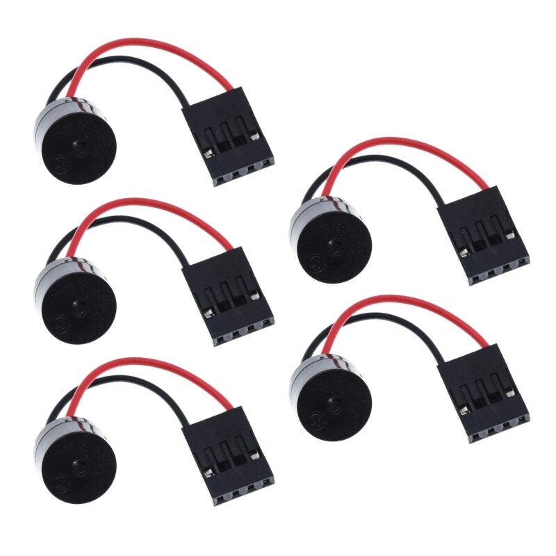 5 peças/conjunto mini alto-falante plugue para computador placa-mãe de computador interno mini buzzer dropship