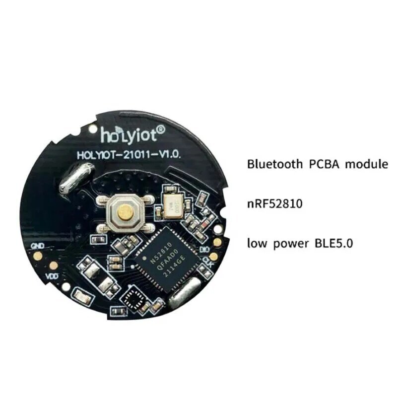 Holyiot NRF52810 sygnalizator Bluetooth 5.0 czujnik niskiego zużycia energii moduł bezprzewodowy lBeacon Eddystone dla wielu inteligentnych domów