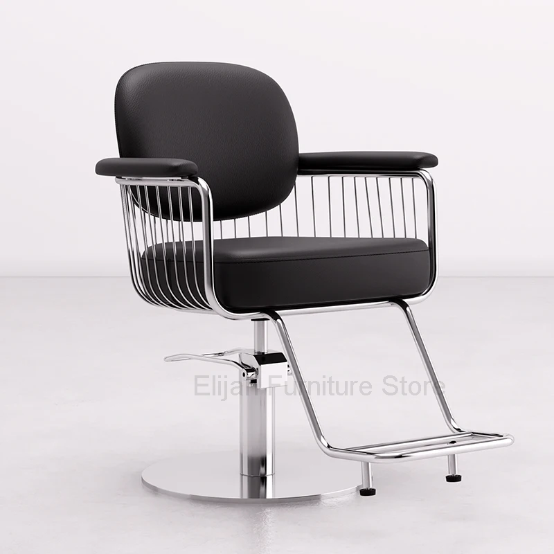 Confortável barbeiro cadeiras para estilista, Swivel Vanity Stool, cabeleireiro cadeira, mobiliário de luxo, esteticista