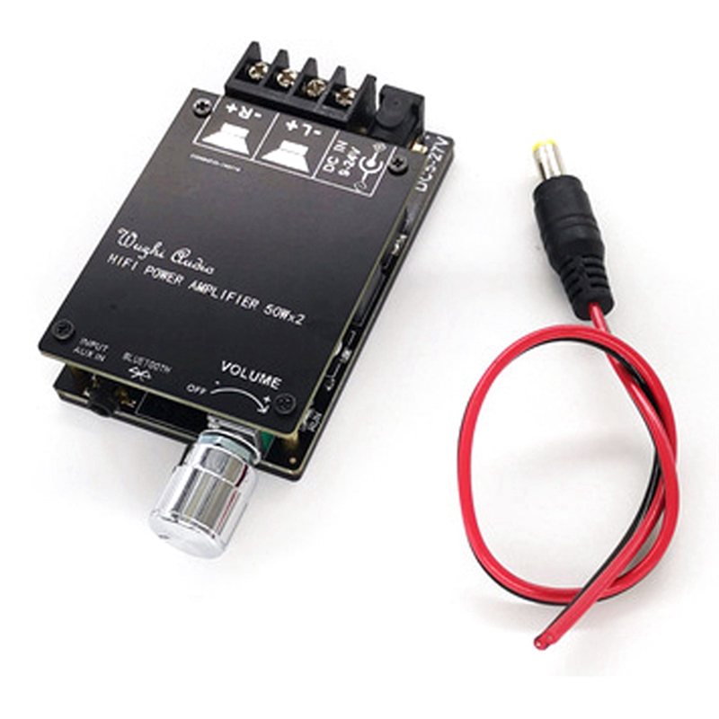 ZK-502C Bluetooth Digital Audio Amplifier Board TPA3116 50Wx2 Stereo 2.0Channel Power HIFI Amplifier Module