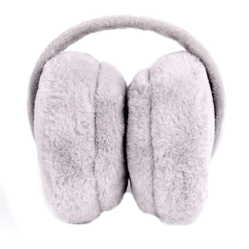 Outono e Inverno Quente e Confortável Unisex Esqui Fur Headphones Bonito New Fur Cor Sólida Senhoras Ouvido Acessórios de Inverno