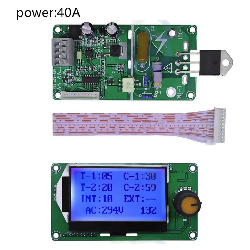 Scheda di controllo della saldatura con Display LCD, convertitore di saldatura a punti con Encoder a doppio impulso