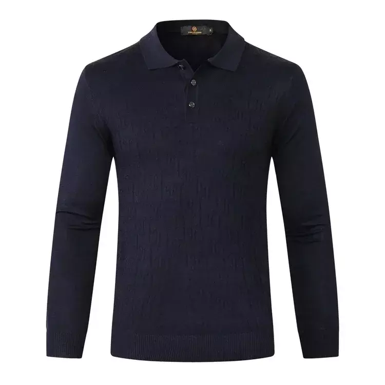 BILLIONAIRE BLKA CPTG Sweater wool men's 2024 new warm straight elasticity fashion knitting high quality zipper big size M-5XL
