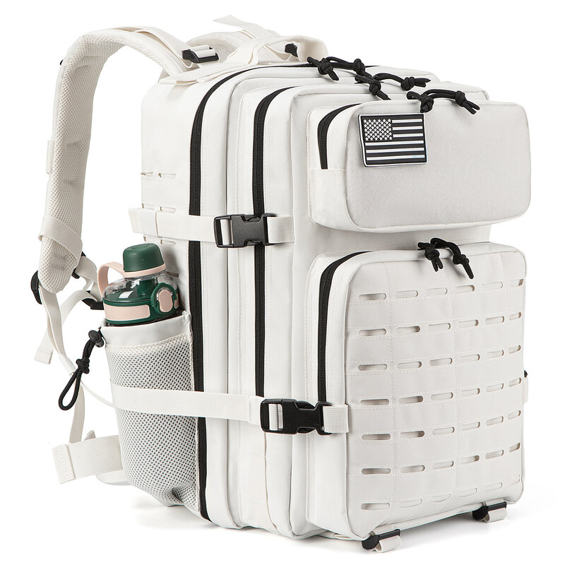 Тактический рюкзак QT & QY для мужчин и женщин, маленькая школьная сумка для выживания, с держателем для бутылки, 25 л/45 л