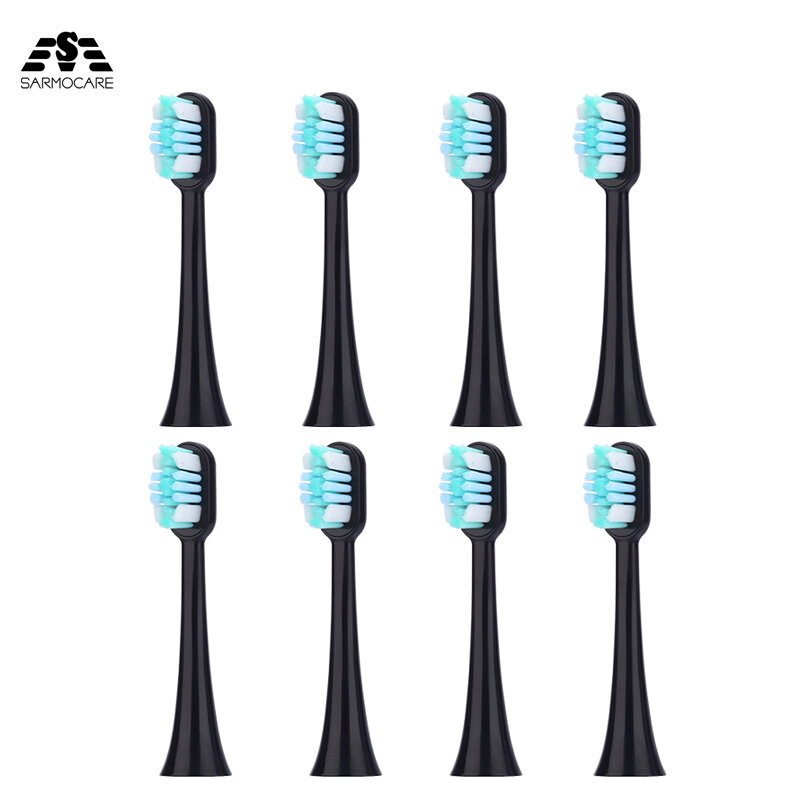 SarmocareแปรงสีฟันสำหรับS100และS200 S600 S900 Ultra Sonic Sonicแปรงสีฟันไฟฟ้าพอดีไฟฟ้าหัวแปรงสีฟัน