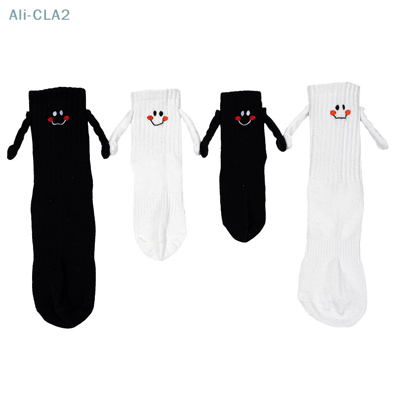 Pure Cotton Socks Cute Cartoon Dimensional Couple Stockings Fashion Magnetic Suction Holding Socks