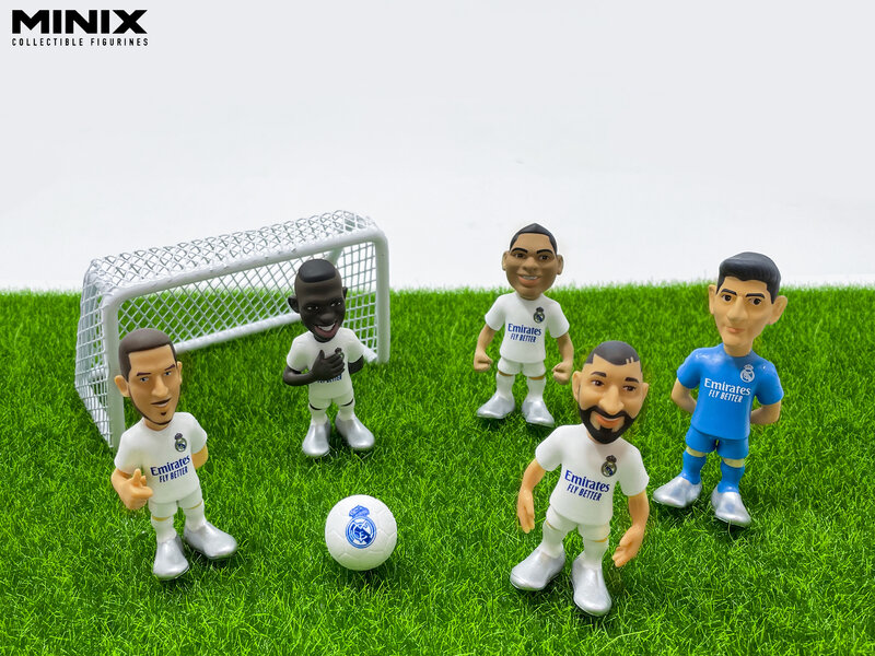 MINIX Koleksi FI Di Madr Kartun Pemain Sepak Bola Figur Aksi Keren Boneka Olahraga Model Boneka Sepak Bola Bintang Mainan Penggemar Souvenir
