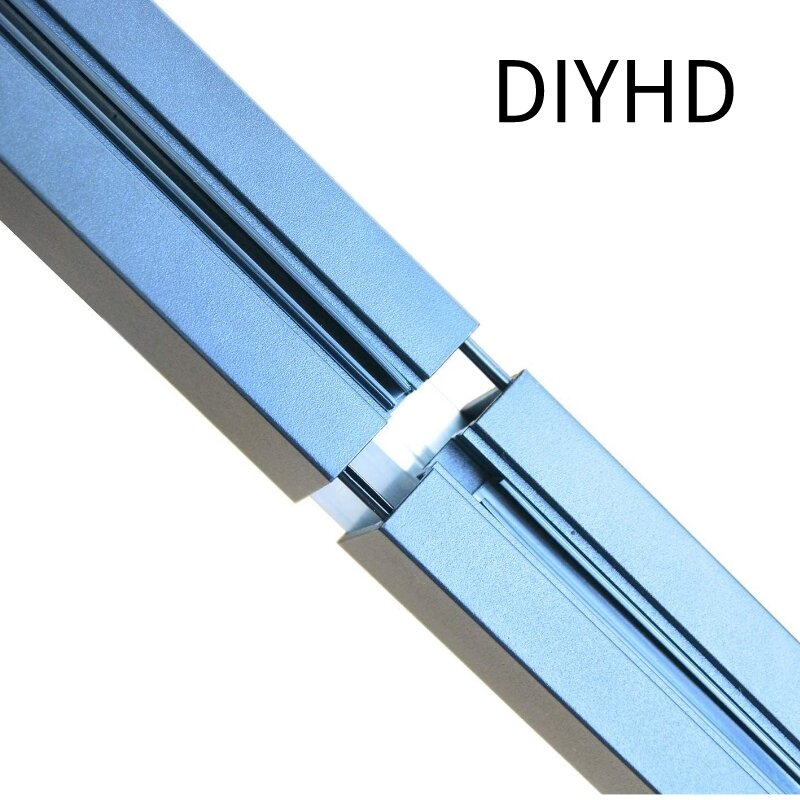 Diyhd 30X84 "Zwart Aluminium Frame Glazen Schuifdeuren Schuur Deur Plaat Interieur Helder Gehard Glas Partitie Deur Panel