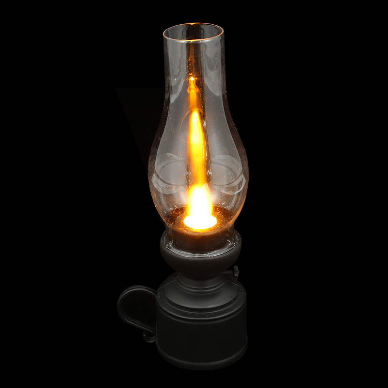 Retro LED lampu minyak tanah Dekorasi antik LED lampu minyak tanah ornamen untuk rumah