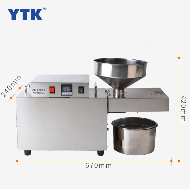 YTK-S10 automático comercial coco amendoim girassol gergelim amendoim máquina da imprensa de óleo de amendoim à venda