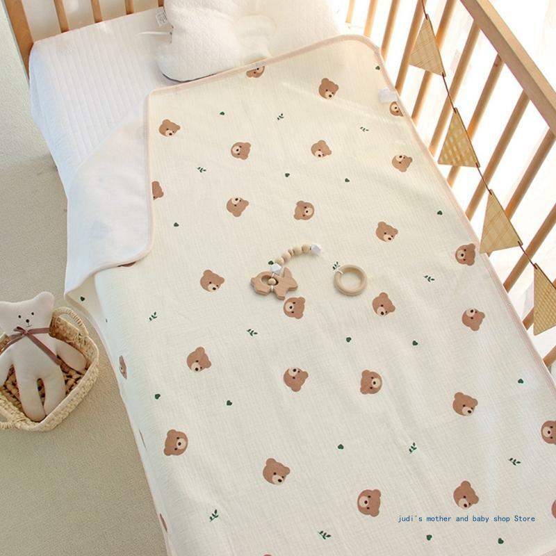 67JC Washable Infant Urine Mat Quick Drying & Comfortable Bedding Protector for Kids