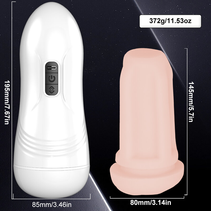 Automatische männliche Mastur bator Blowjob Vibration Maschine echte Vagina Tasche Muschi Penis orale Masturbation Tasse Erwachsenen Sexspielzeug für Mann