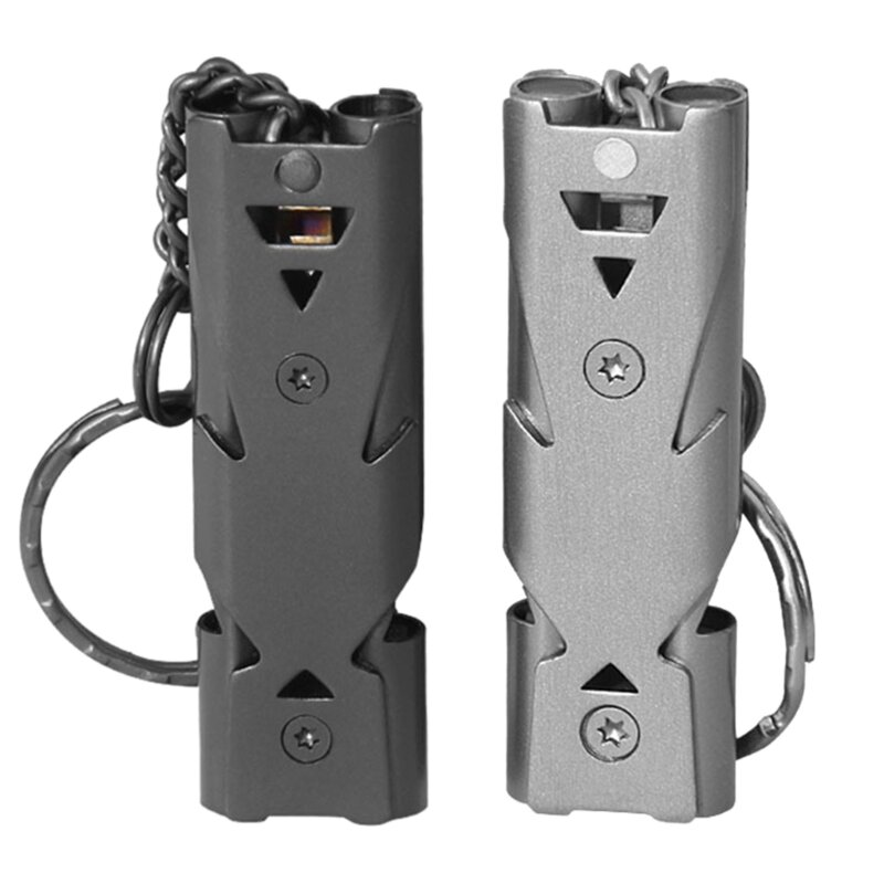 Survival Stainless Steel Outdoor Emergency Survival Whistles