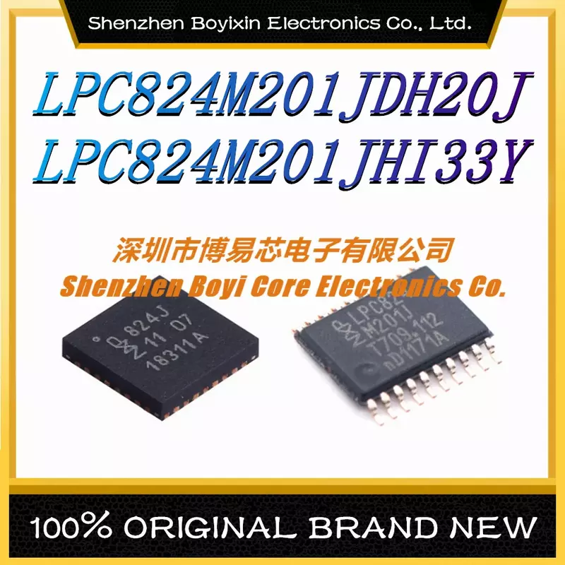 LPC824M201JDH20J LPC824M201JHI33Y ARM Cortex-M0 30MHz Mikrokontroler (MCU/MPU/SOC) Chip IC