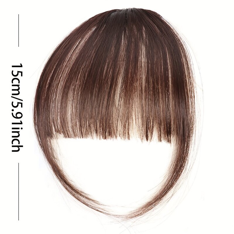 Synthetic Hair Bangs Clip-In With Sideburns wigs Fringe Fake hair piece Extensions for elegance women Daily Use Hair accessories