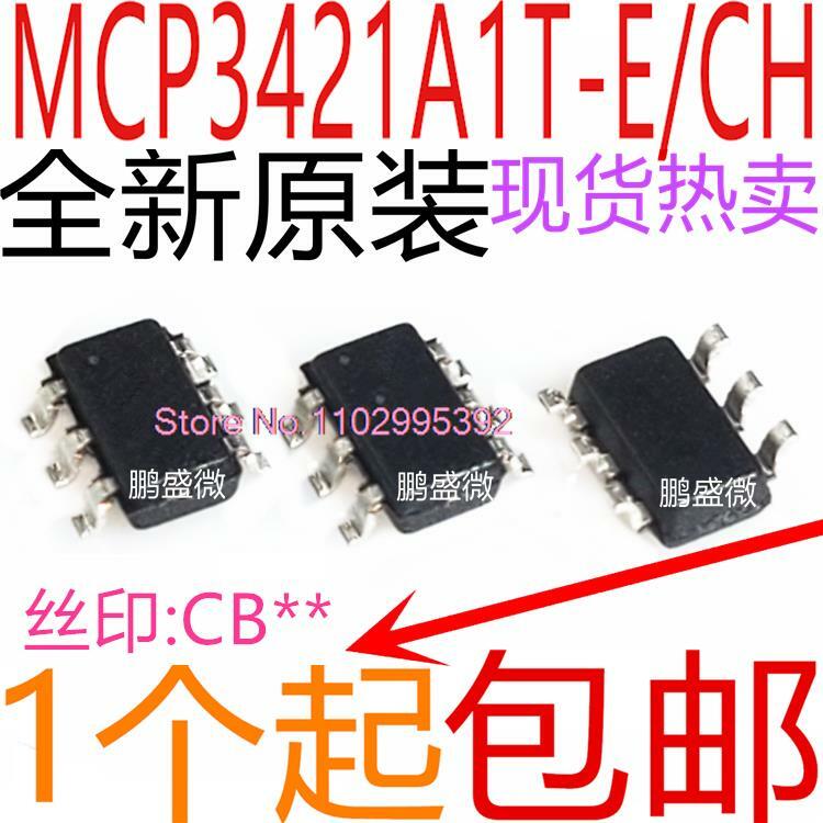 MCP3421A1T-E/CH MCP3421 CBVJ CB SOT23-6 Original, en stock IC de potencia