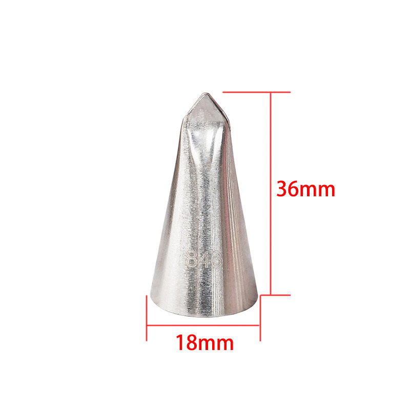 #SD846 Leaf Icing Piping Nozzle Stainless Steel DIY Cupcake Pastry Tips Cake Decorating Tubes Fondant Sugarcraft Baking Tools