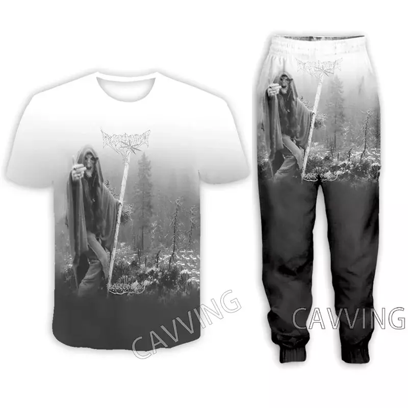 Повседневная футболка с 3D принтом Arckanum Rock + штаны для бега брюки костюм одежда женские/мужские комплекты костюм одежда