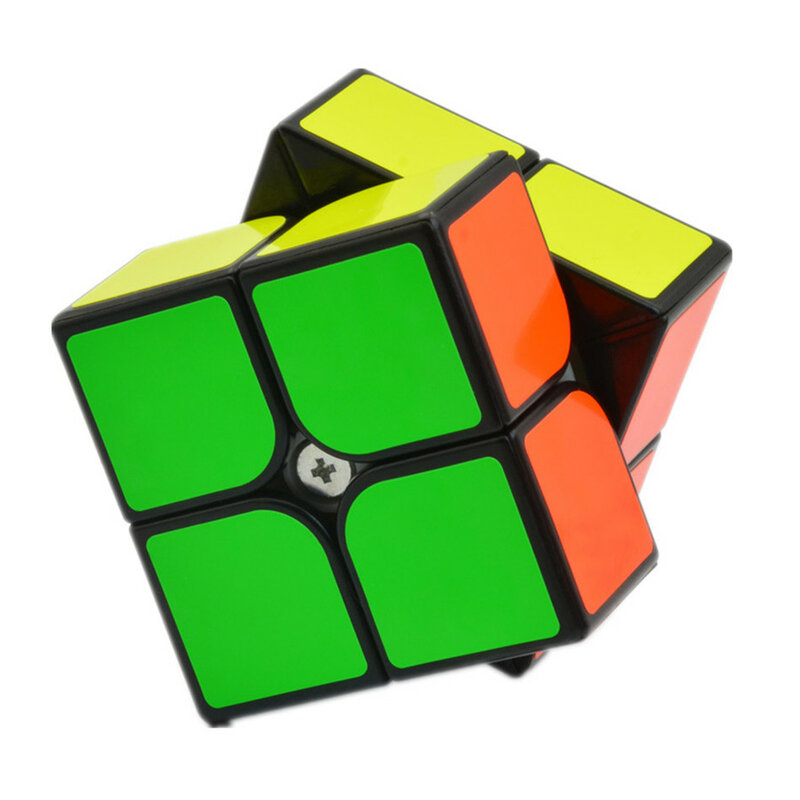 YJ-Cube Magique Magnétique de Vitesse Sans Autocollant, Jouet Professionnel, Puzzle, 2x2 m