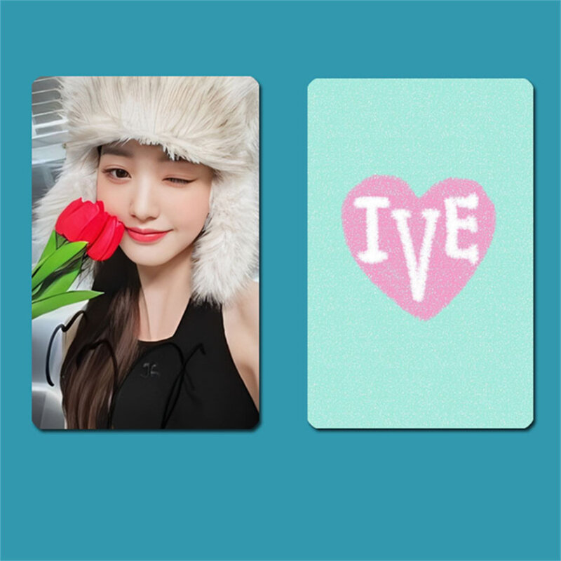 6 szt. Kpop nowe albumy karta Lomo Wonyoung Magazine Yujin Gaeul pocztówkowa pocztówka na prezent dla fanów