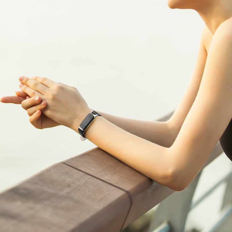 Untuk Fitbit Luxe Band tali kulit asli gelang pengganti gelang jam dapat disesuaikan untuk gelang Fitbit Luxe correa