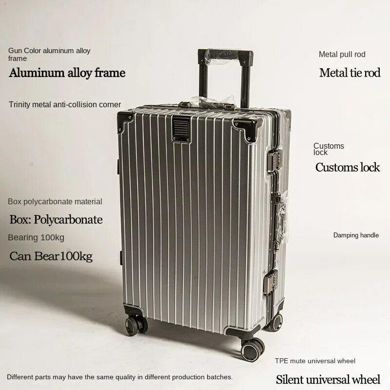 Heißes Gepäck Aluminium rahmen gepäck Universal Wheel Boarding Reisegepäck