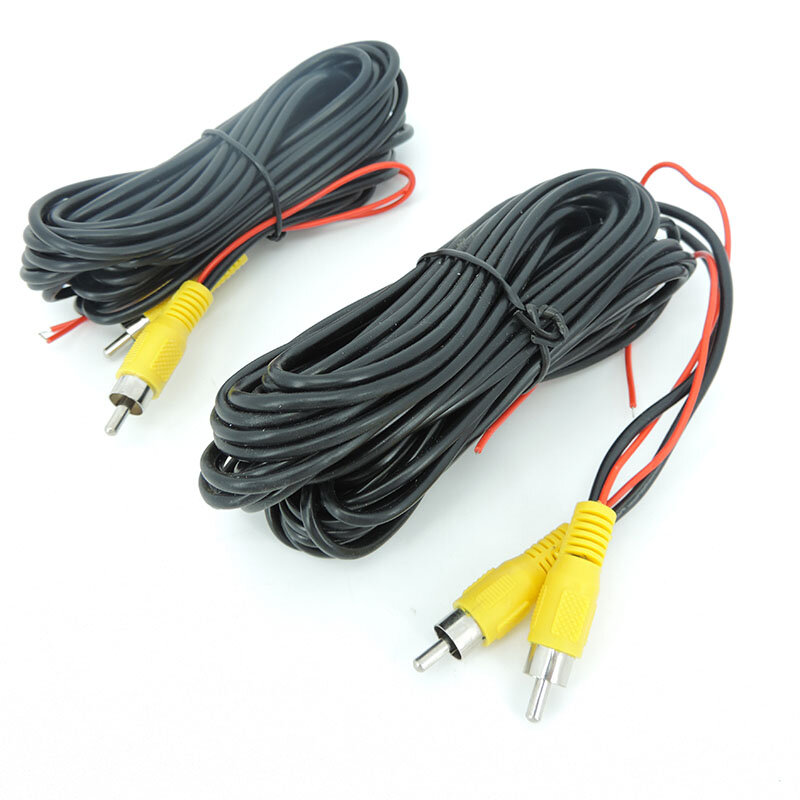 RCA 6M/10M/15M Video Cable For Car Rear View Camera Universal Wire For Connecting Reverse Camera With Car Multimedia Monitor