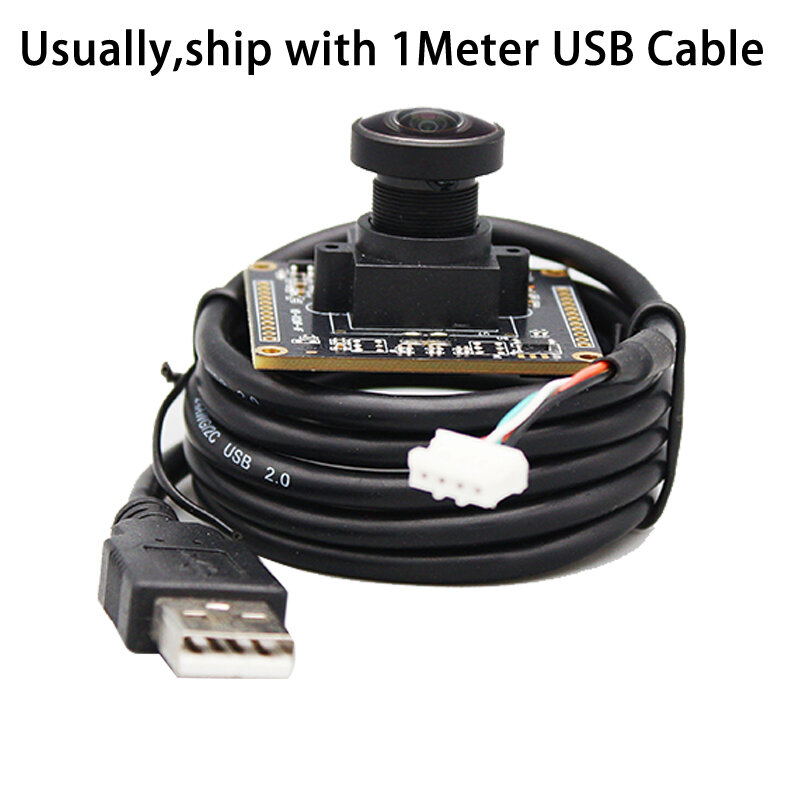 Wide View Angle 180 degree 12MP CMOS IMX577 HD 4K High Speed 30fps USB UVC Plug Play Camera Module For Windows Linux Mac Android