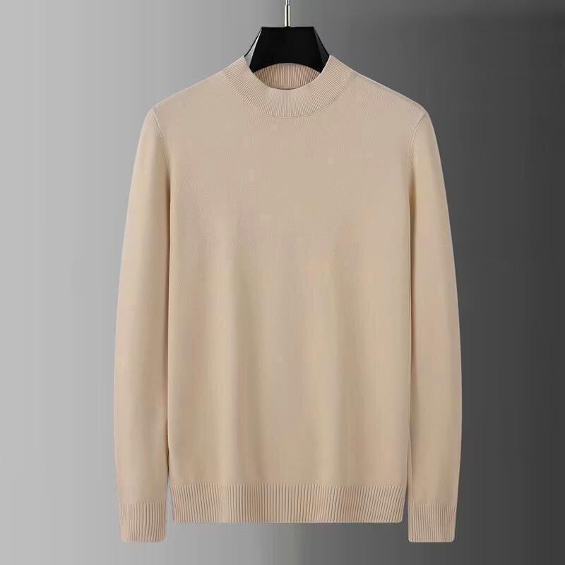 8 Color Turtleneck Slim Base Winter Long Sleeve Men Sweater Teenagers Fashion Loose Casual Harajuku Simple Men Clothes Pullovers