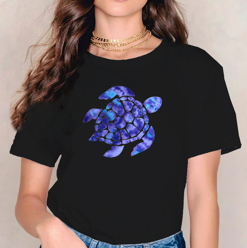 Bolso de mano de tortuga Tie Dye, bolsas de compras personalizadas, bolsas de compras de tortuga Tie Dye, bolsa de lona de dibujos animados, Linda