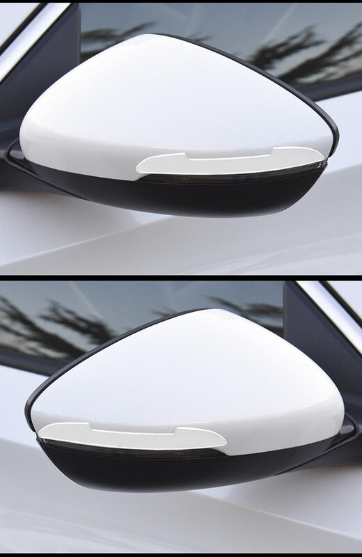 Barra protectora anticolisión transparente para puerta de coche, pegatinas de protección de borde lateral, cubierta de espejo retrovisor, tira de protección