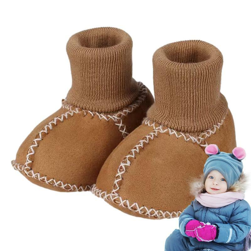 Детские милые туфли-носки для новорожденных мальчиков и девочек
