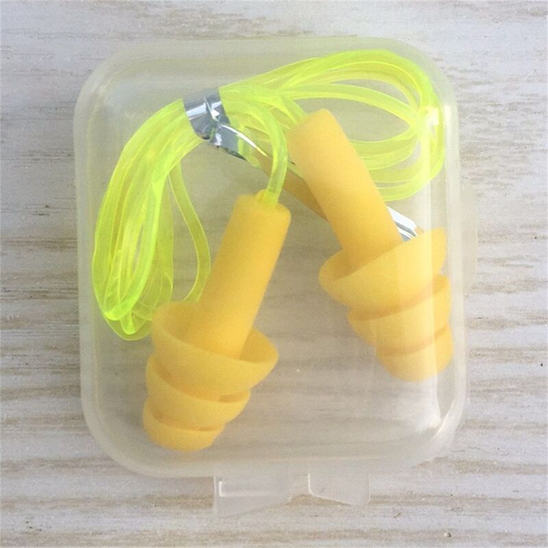 Soft Silicone Ear Plugs Swimming Pool Accessories Water Sports Hearing Protection Noise Reduction Earplugs