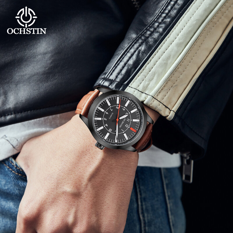 ochstin new 2024 innovative nylon series simple versatile quartz movement waterproof watch men's quartz watches