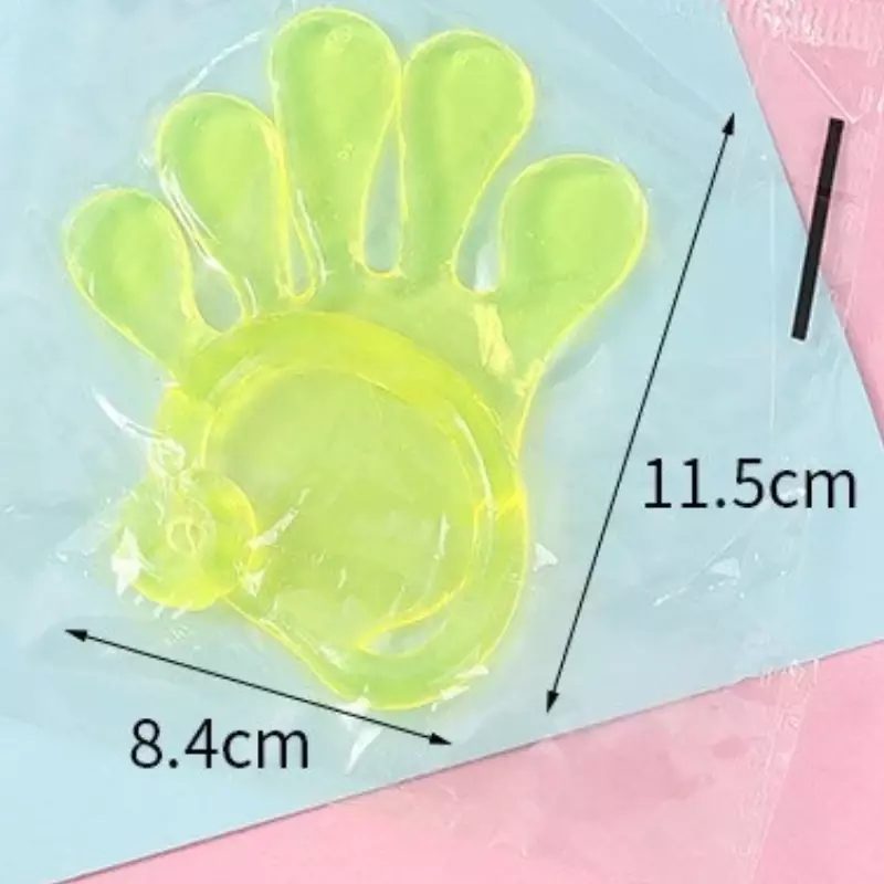 3/5 Random Color Vinyl Mini Sticky Hands Toys Perfect for Children Party Favors Boys and Girls Gift Carnival Prizes Party Favors