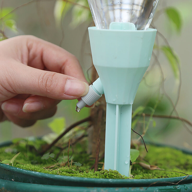 식물 실내 정원 화분 자동 급수 장치, 조절 가능한 자체 급수 스파이크, 물방울 관개 시스템