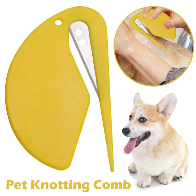 New Cat Dog Comb Pet Open Knot Comb Cat Puppy Hair Fur spargimento Grooming Trimmer pettine pettine Cat Brush