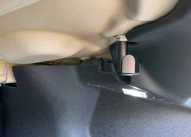 Funda de aluminio con gancho para Tesla modelo 3, de coche eléctrico accesorios interiores, 2018-2021